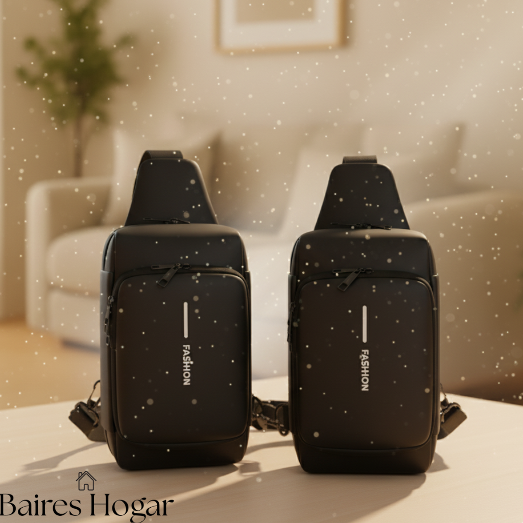 Mochila Pechera Antirrobo Puerto Usb 2x1